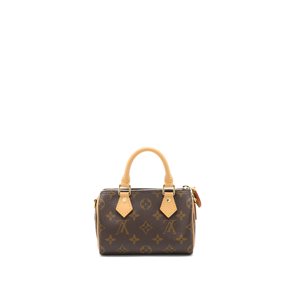 LOUIS VUITTON NANO SPEEDY MONOGRAM CANVAS GHW