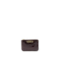 LOUIS VUITTON ZIPPY POUCH WITH KEY CHAIN PATENT DARK RED GHW