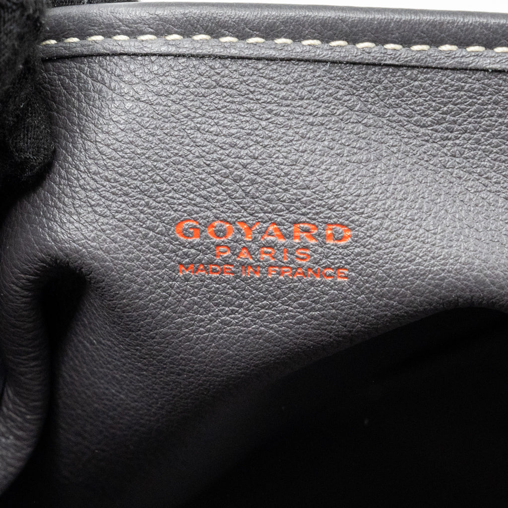 GOYARD MINI ANJOU TOTE BAG GOYARDINE CANVAS GREY SHW