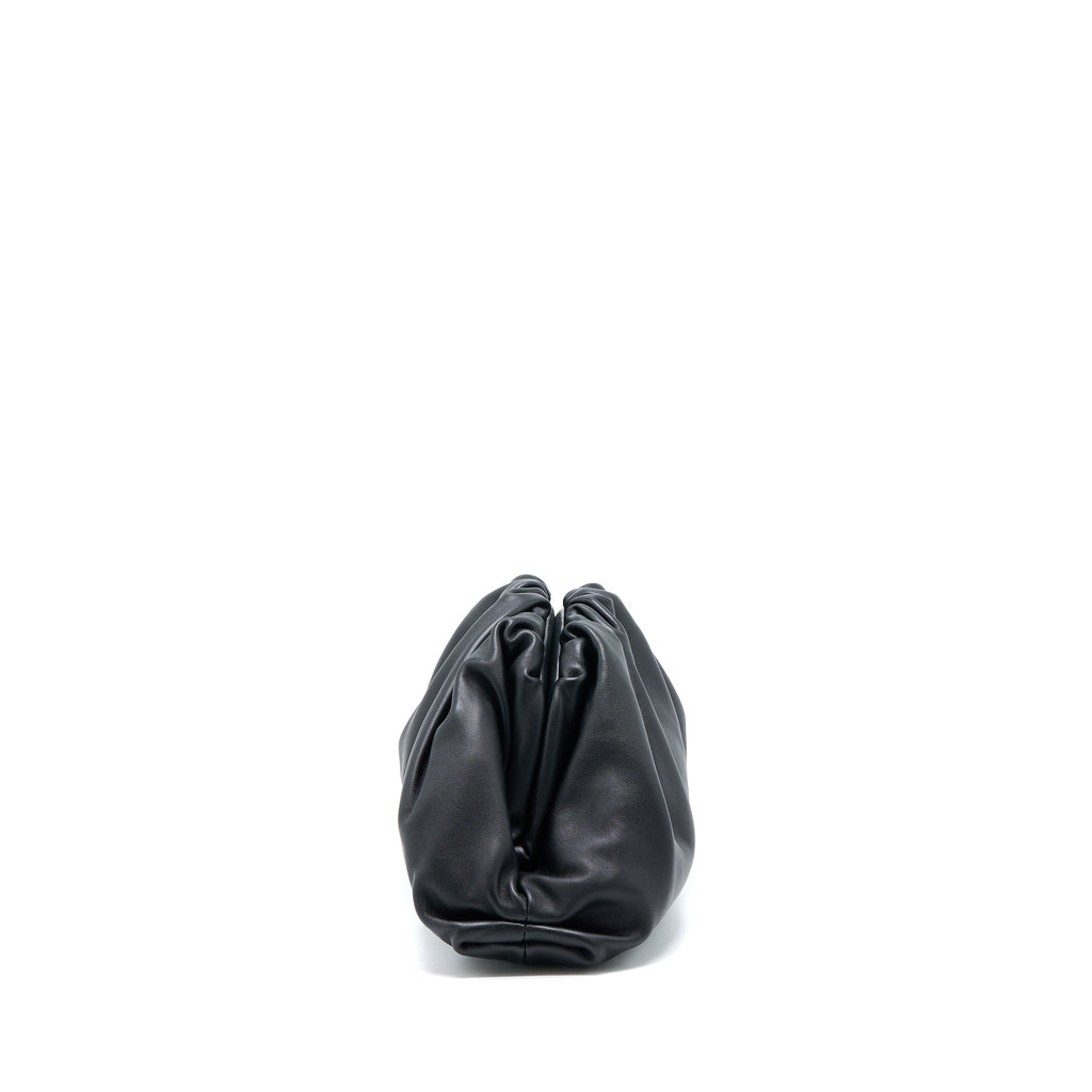 BOTTEGA VENETA TEEN POUCH CALFSKIN BLACK