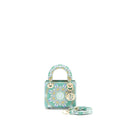 DIOR MICRO (SUPER MINI) LADY DIOR LIMITED GREEN LGHW