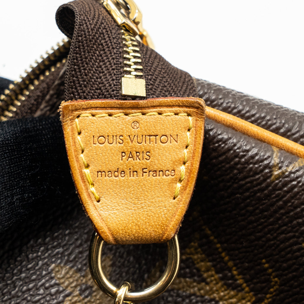 LOUIS VUITTON EVA POCHETTE MONOGRAM CANVAS GHW