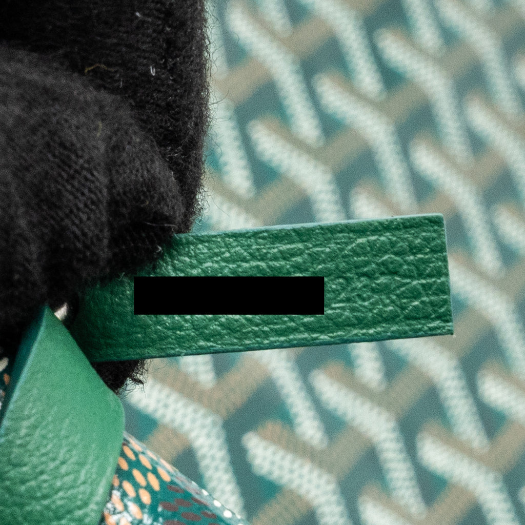 GOYARD BOHEME HOBO BAG CANVAS/ CALFSKIN GREEN SHW