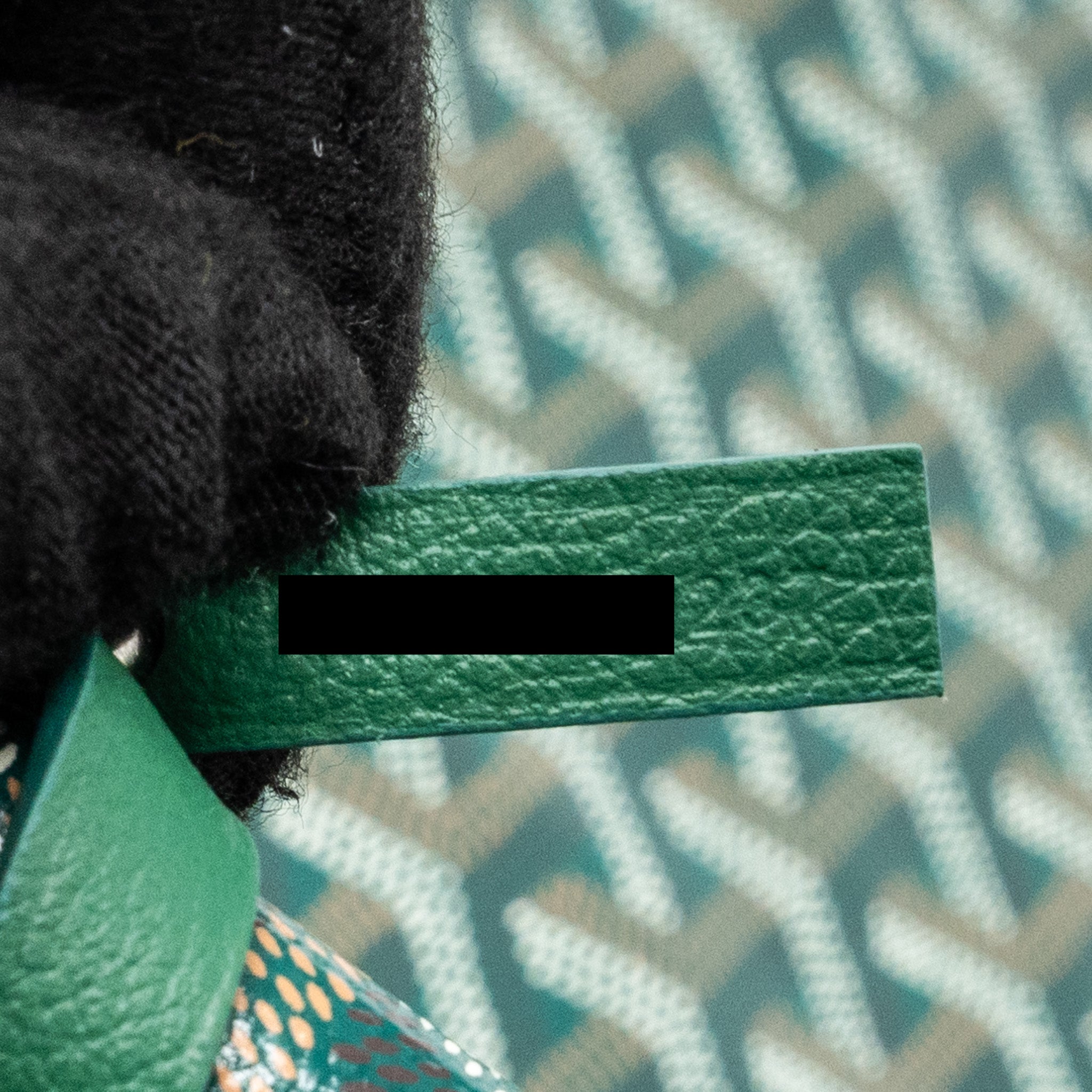 GOYARD BOHEME HOBO BAG CANVAS/ CALFSKIN GREEN SHW