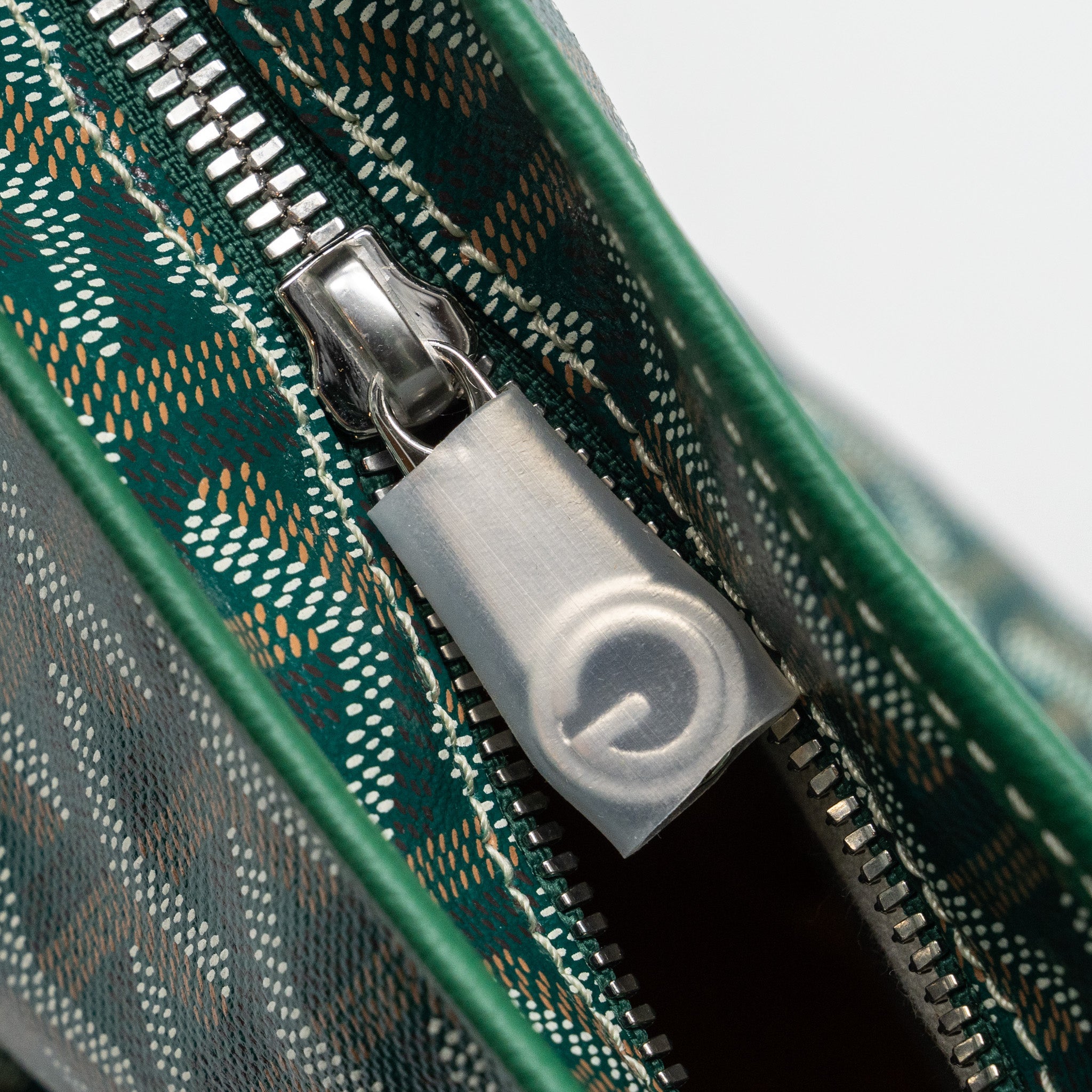 GOYARD BOHEME HOBO BAG CANVAS/ CALFSKIN GREEN SHW