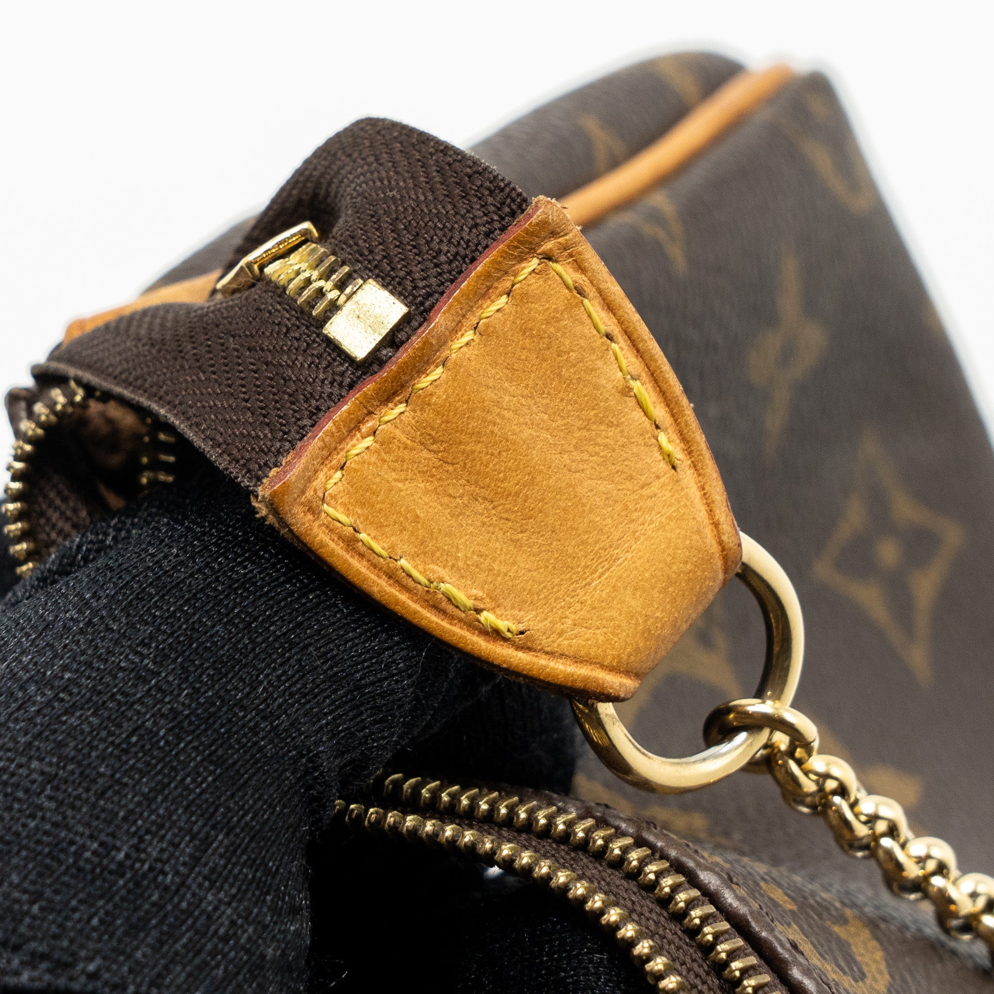 LOUIS VUITTON EVA POCHETTE MONOGRAM CANVAS GHW