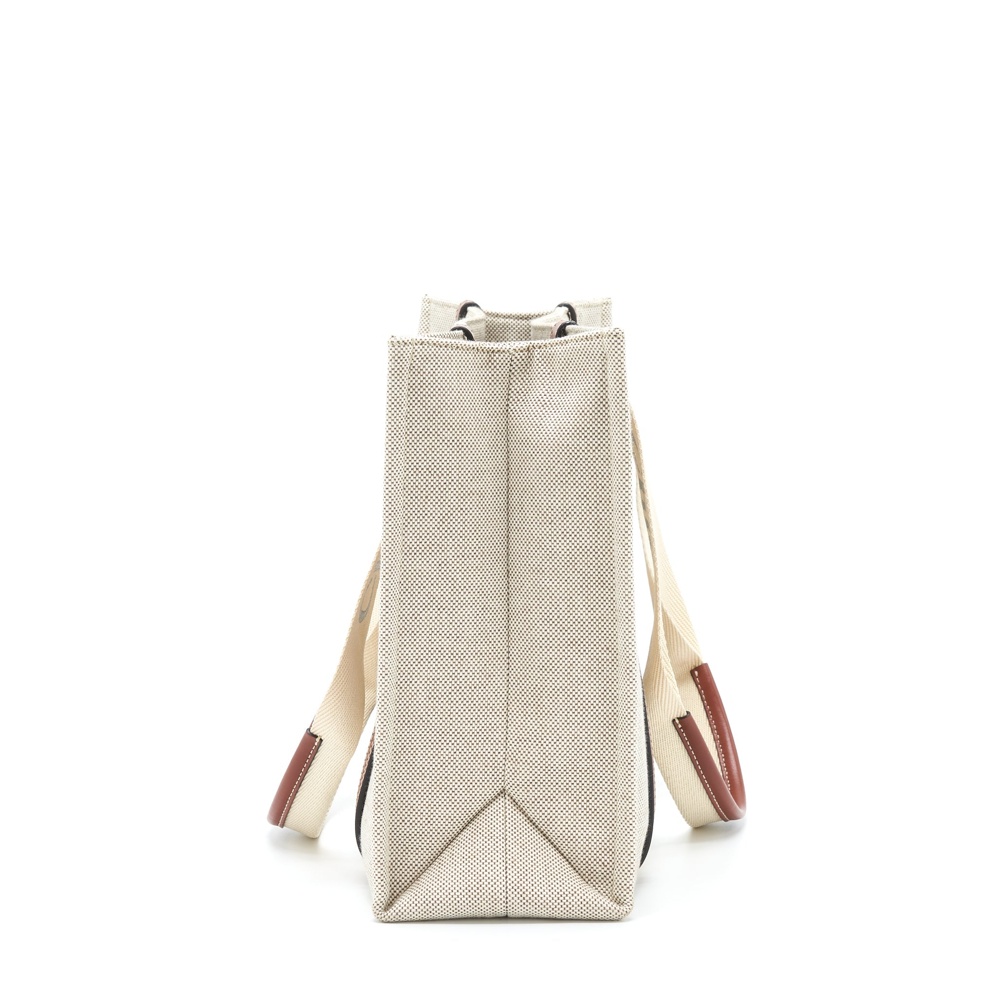 CHLOE CANVAS TOTE SHOULDER BAG