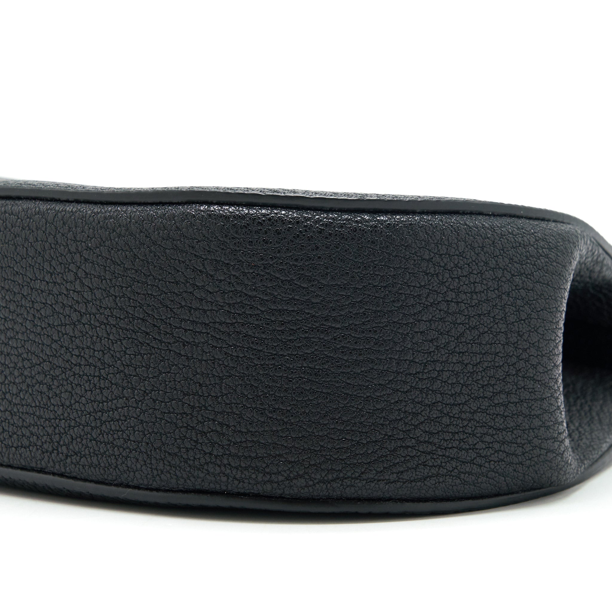 CHLOE DREW SHOULDER BAG GRAINED CALFSKIN BLACK GHW