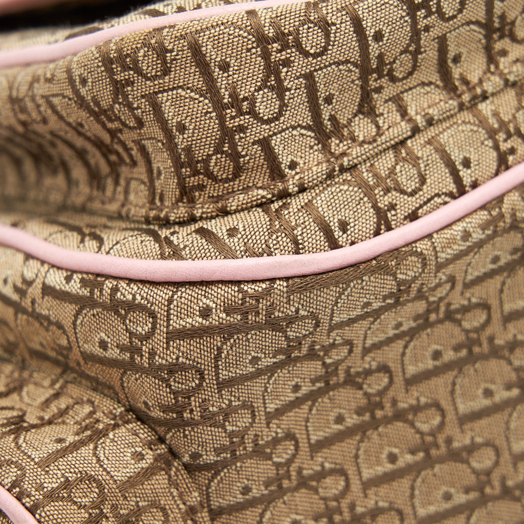 DIOR TROTTER STREET CHIC POCKET DIORISSIMO HOBO BAG CANVAS SHW