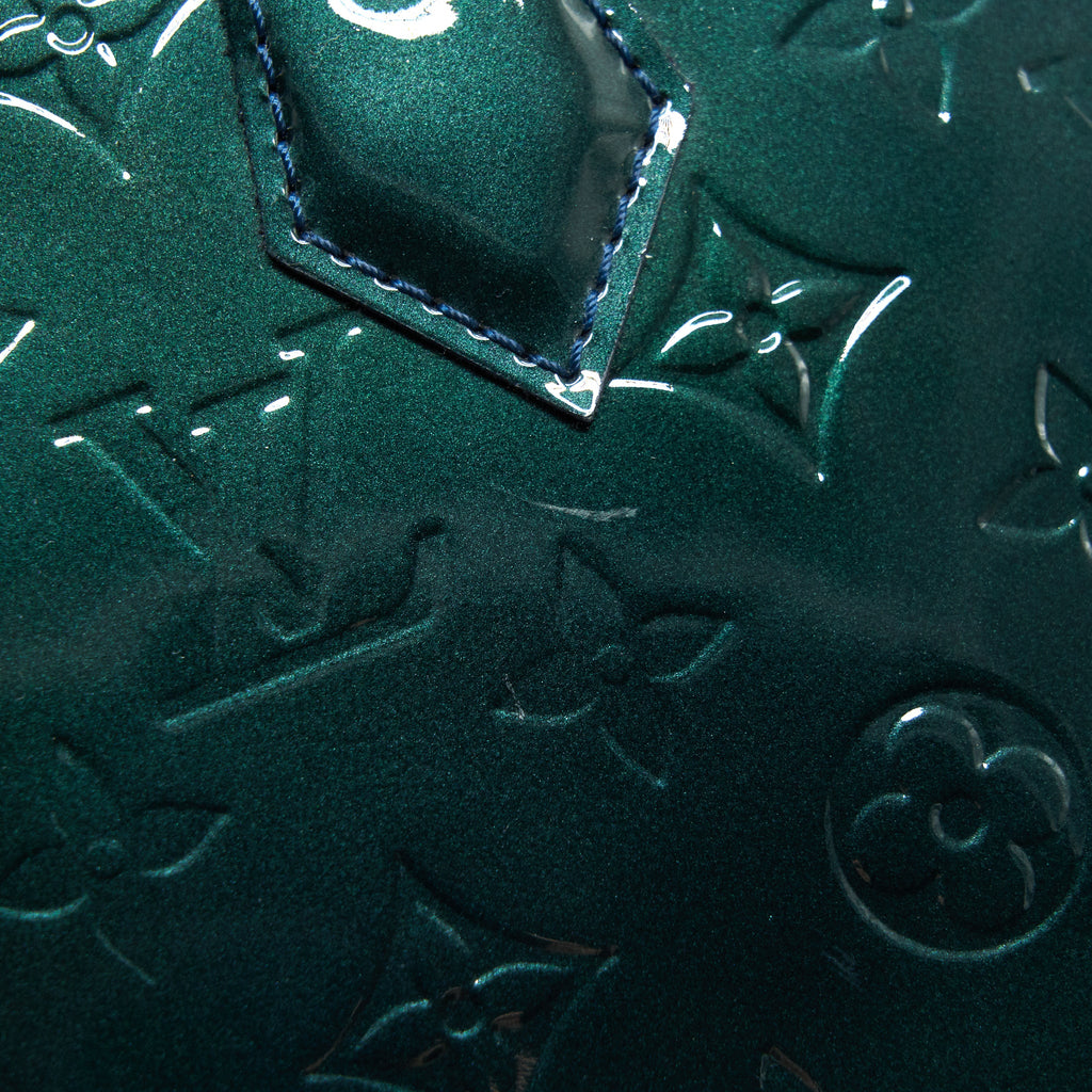 LOUIS VUITTON ALMA PM IN PATENT FORREST GREEN
