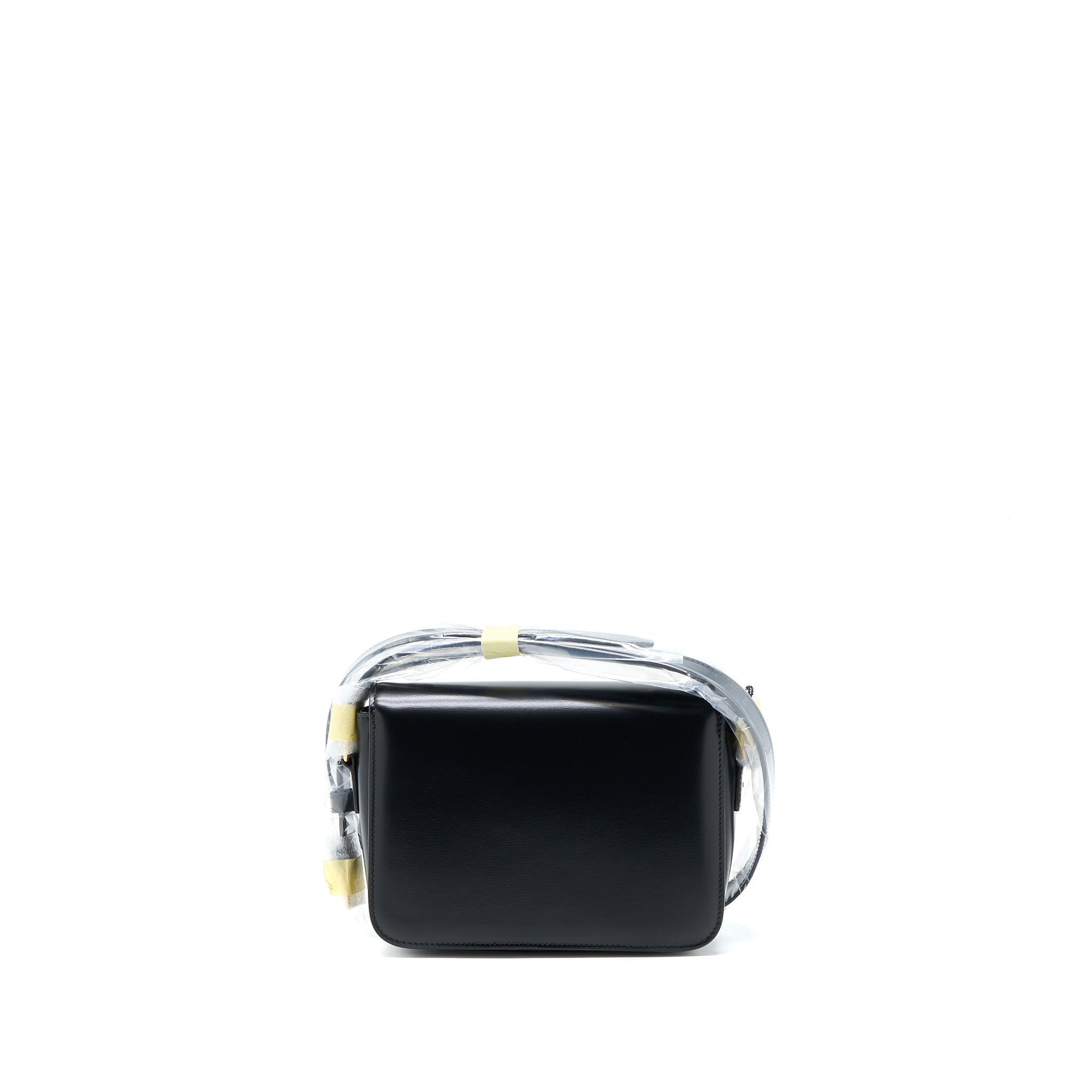 CELINE TEEN TRIOMPHE SHOULDER BAG CALFSKIN BLACK GHW