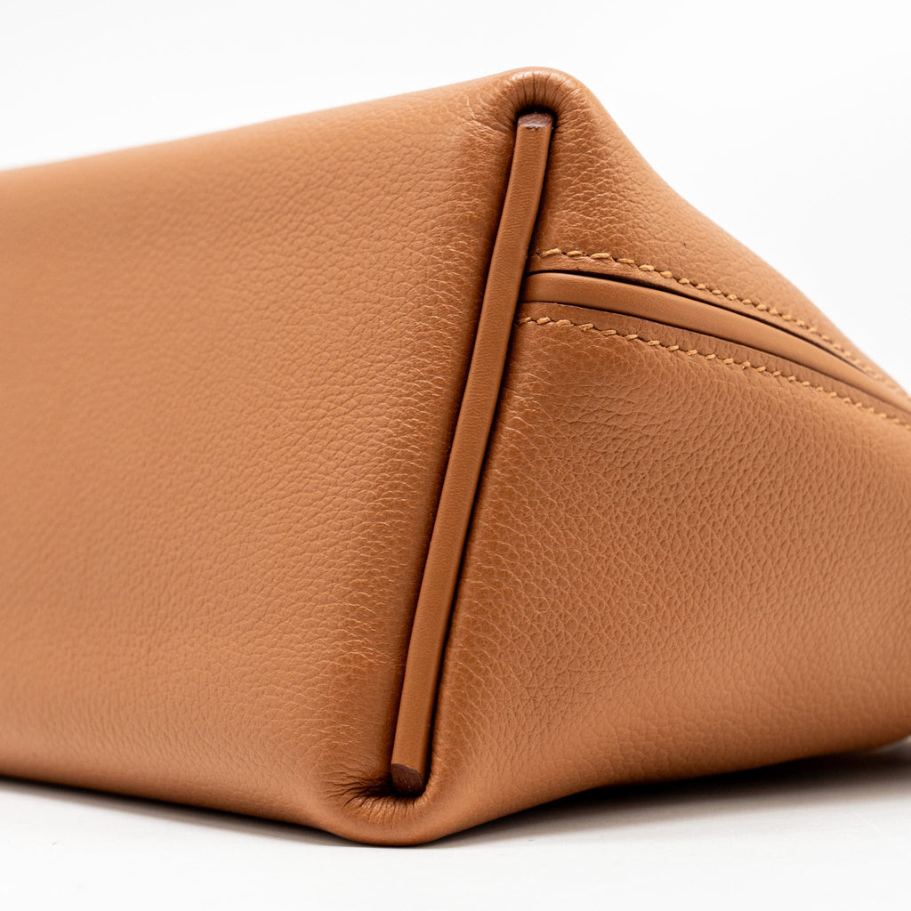 HERMES MINI 24/24 2424-21 BAG EVERCOLOR/SWIFT GOLD GHW