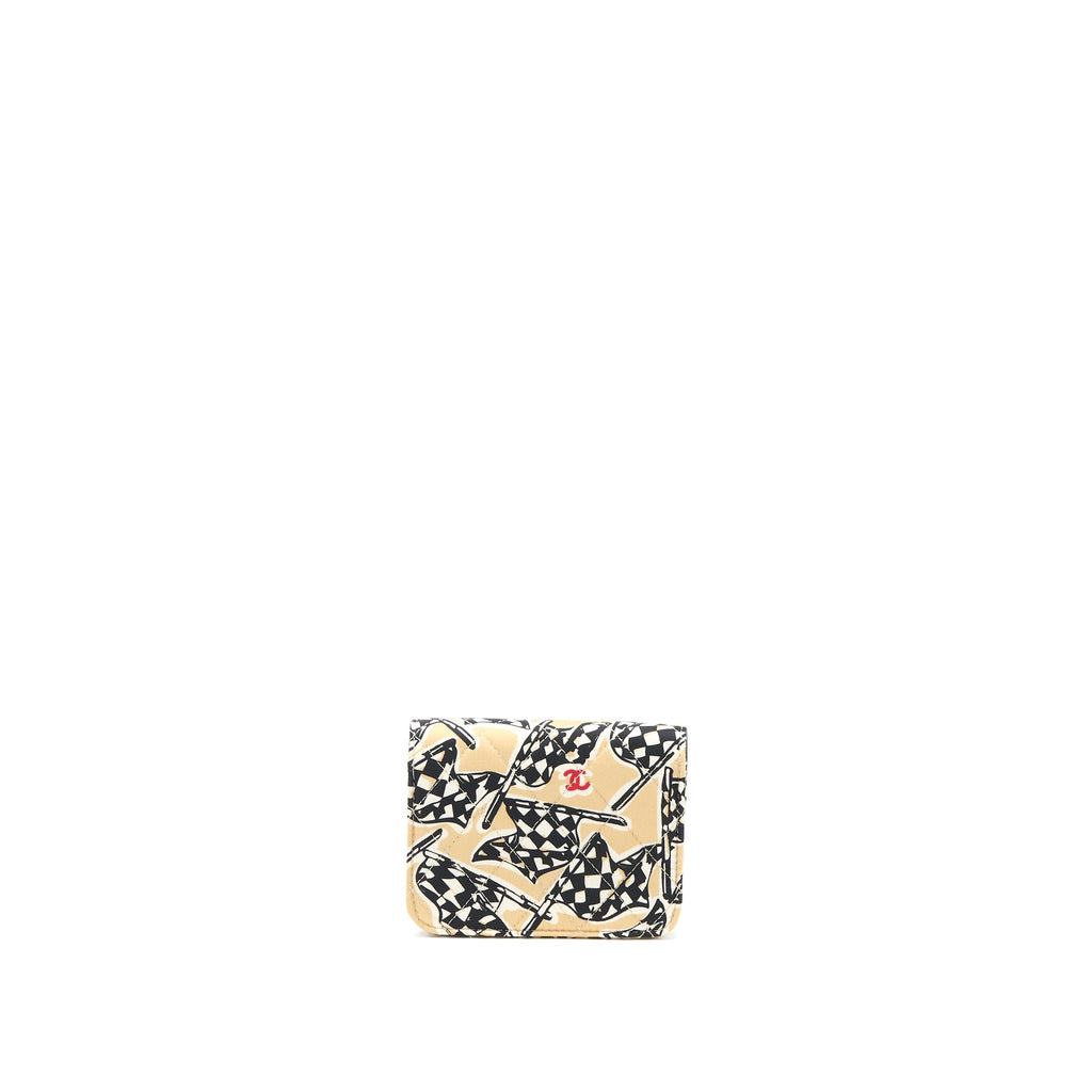 CHANEL MINI CLUTCH WITH CHAIN FABRIC MULTICOLOURED LGHW (MICROCHIP)
