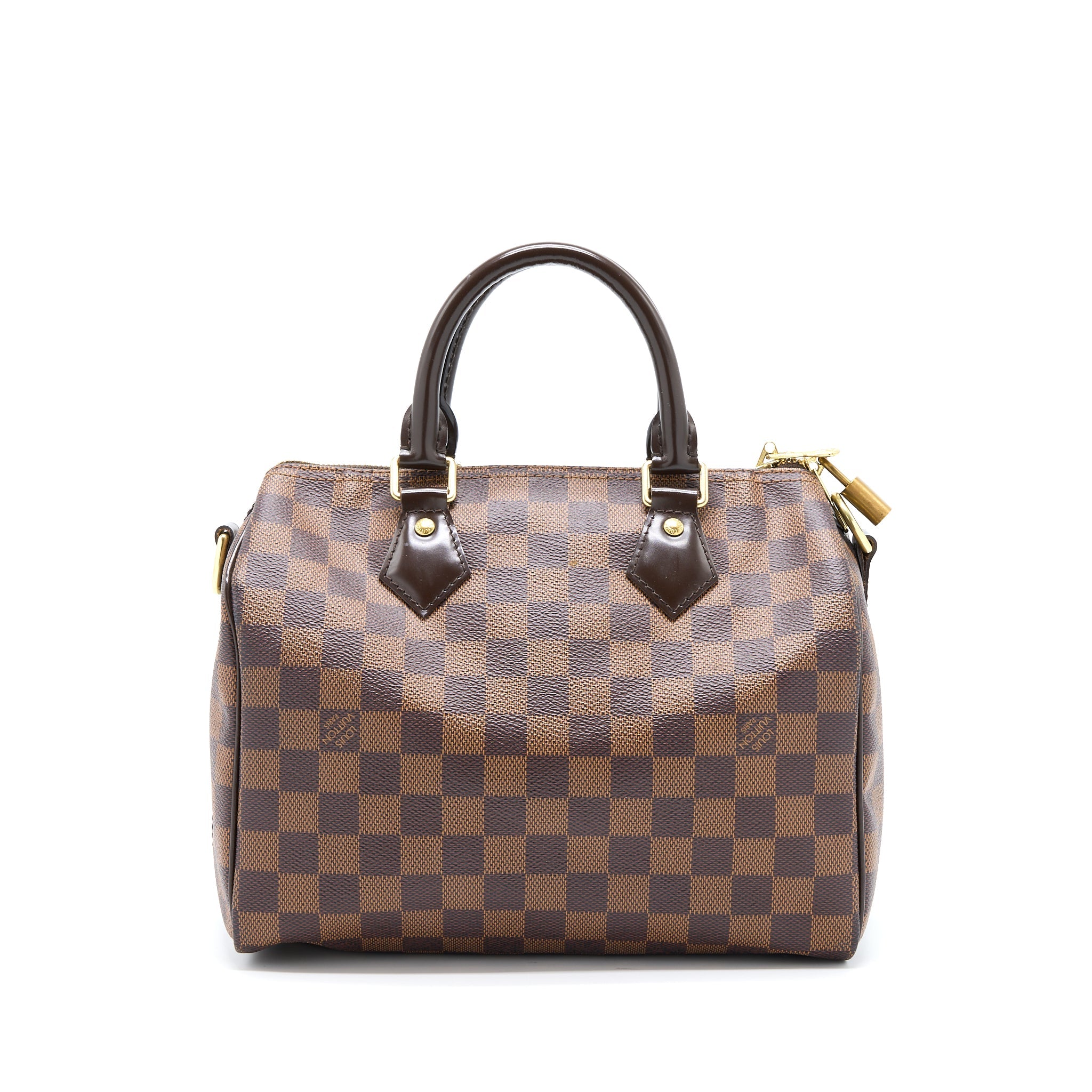 LOUIS VUITTON SPEEDY 25 DAMIER EBENE GHW