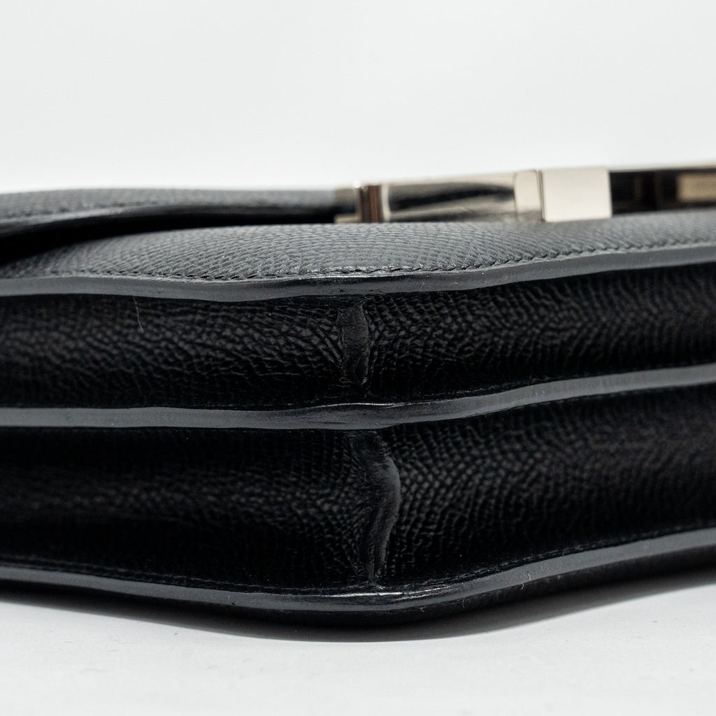 HERMES MINI CONSTANCE EPSOM BLACK SHW