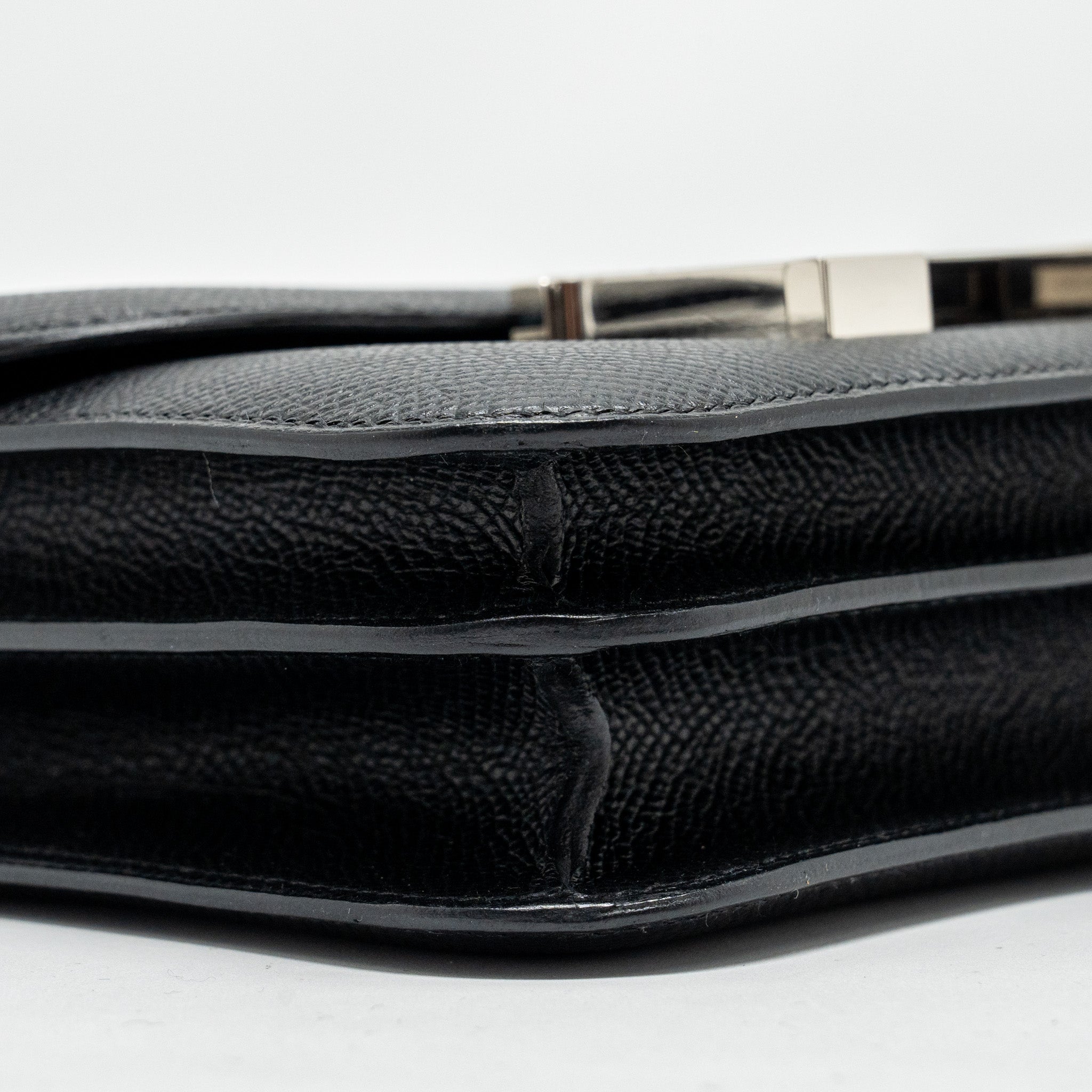 HERMES MINI CONSTANCE EPSOM BLACK SHW