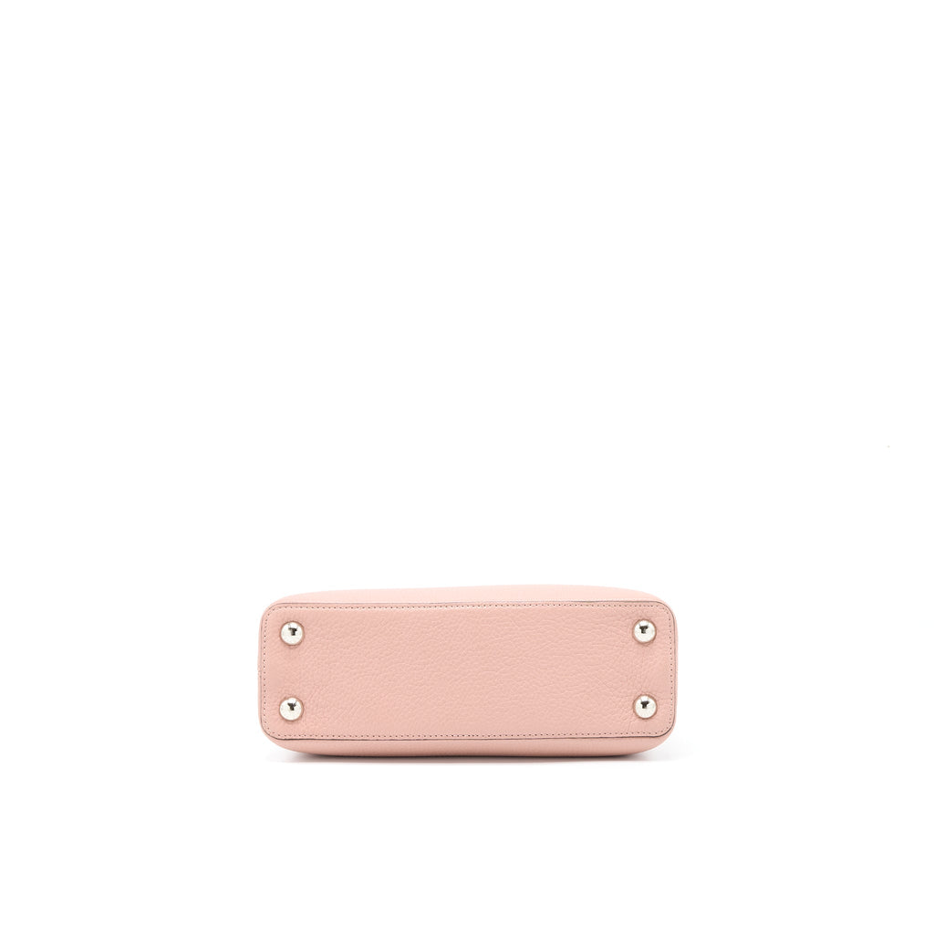 LOUIS VUITTON CAPUCINES BB TAURILLON PINK SHW