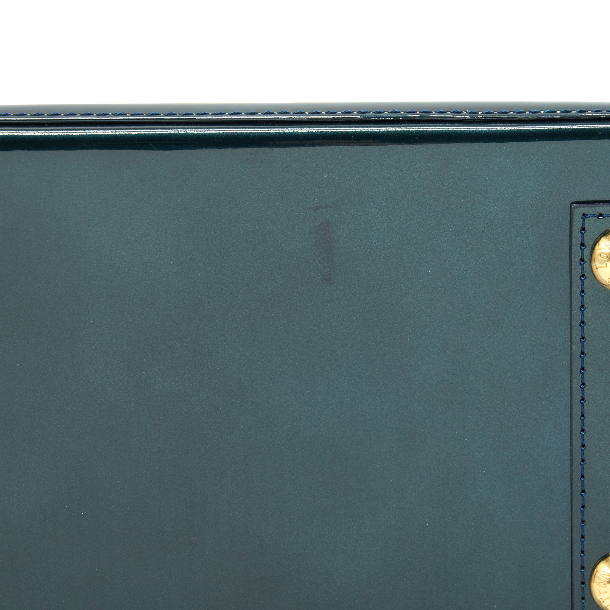 LOUIS VUITTON ALMA PM IN PATENT FORREST GREEN