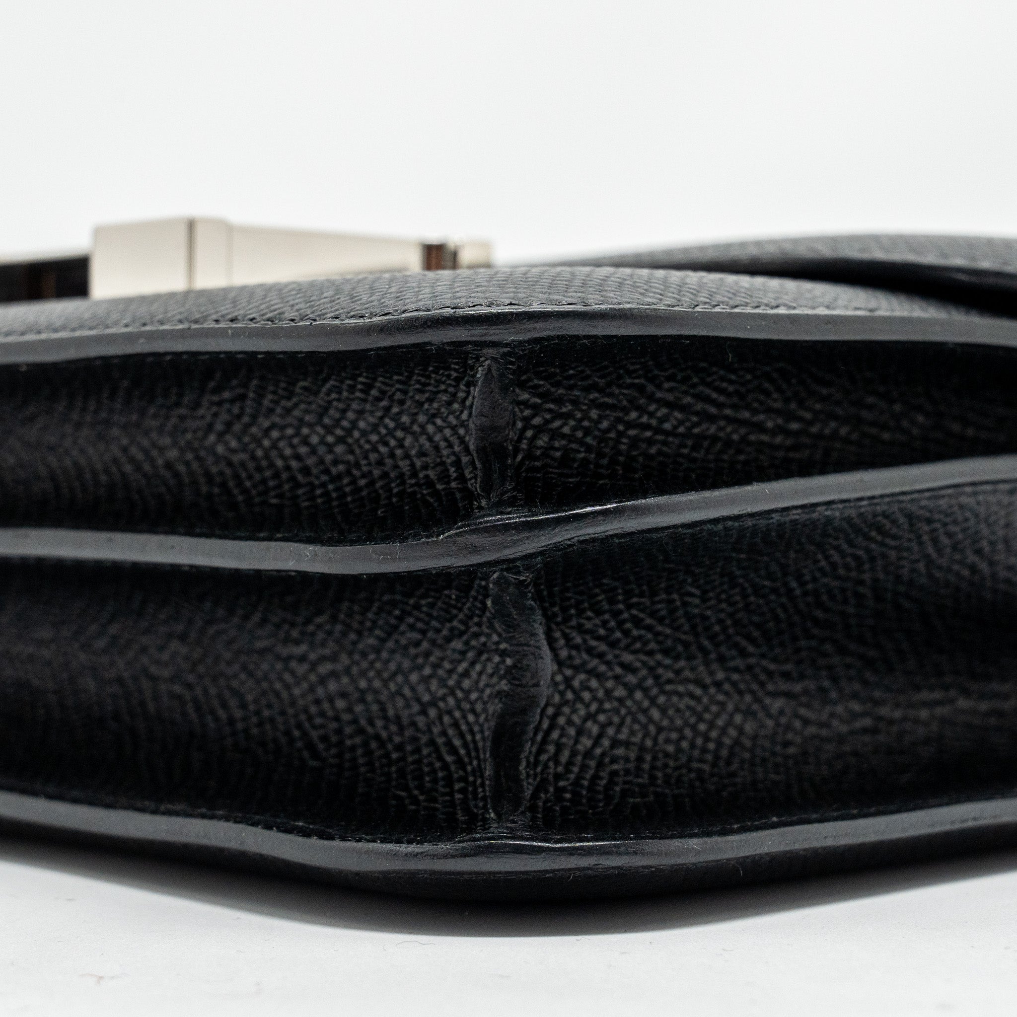 HERMES MINI CONSTANCE EPSOM BLACK SHW
