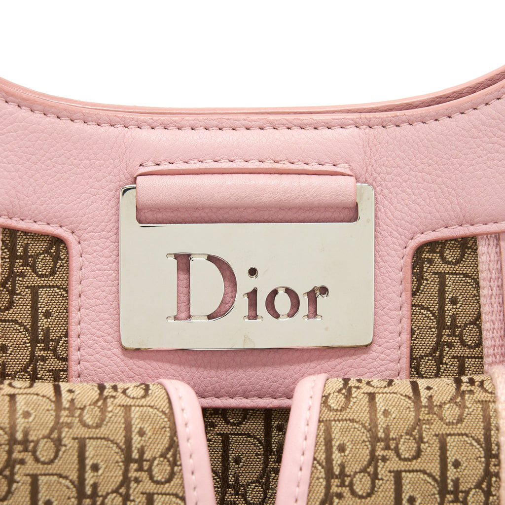 DIOR TROTTER STREET CHIC POCKET DIORISSIMO HOBO BAG CANVAS SHW