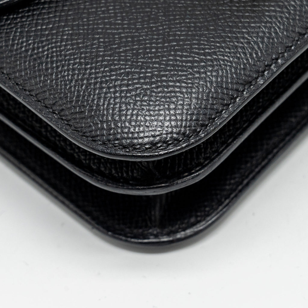 HERMES MINI CONSTANCE EPSOM BLACK SHW