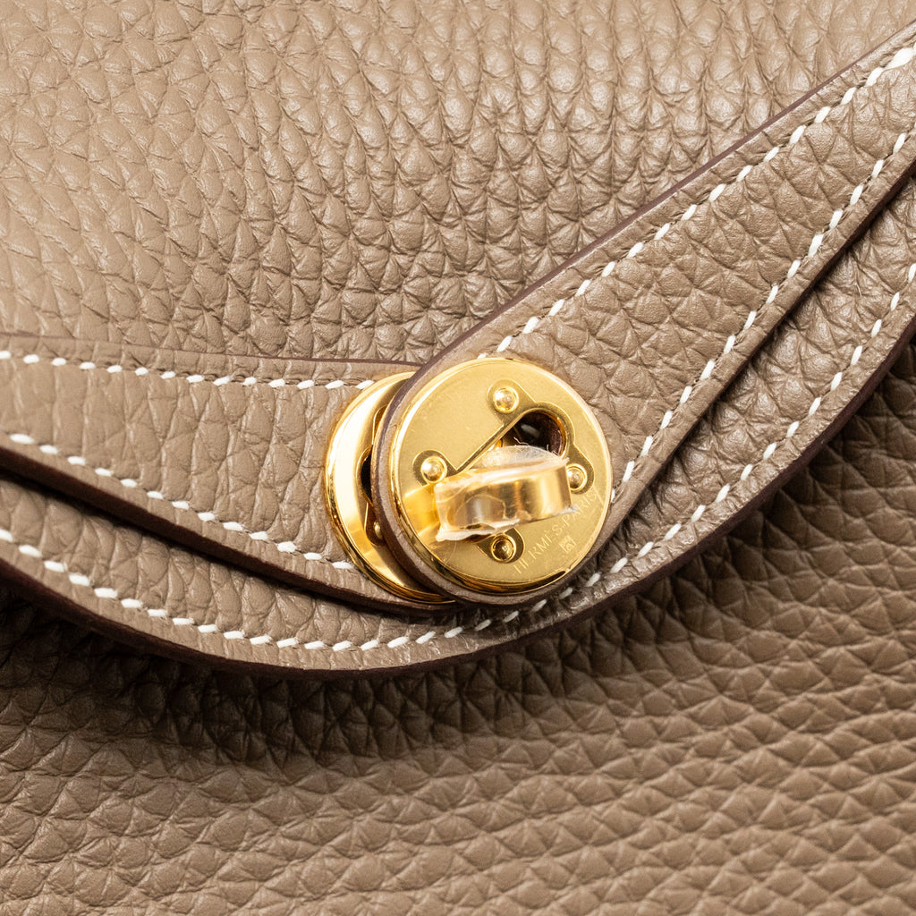 HERMES MINI LINDY CLEMENCE ETOUPE GHW