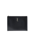 SAINT LAURENT IPAD HOLDER /CLUTCH CALFSKIN BLACK SHW