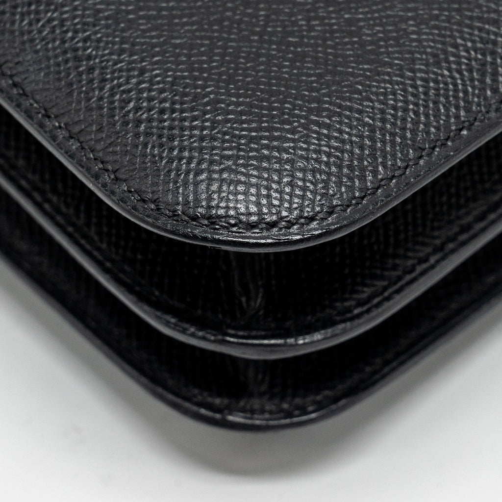 HERMES MINI CONSTANCE EPSOM BLACK SHW