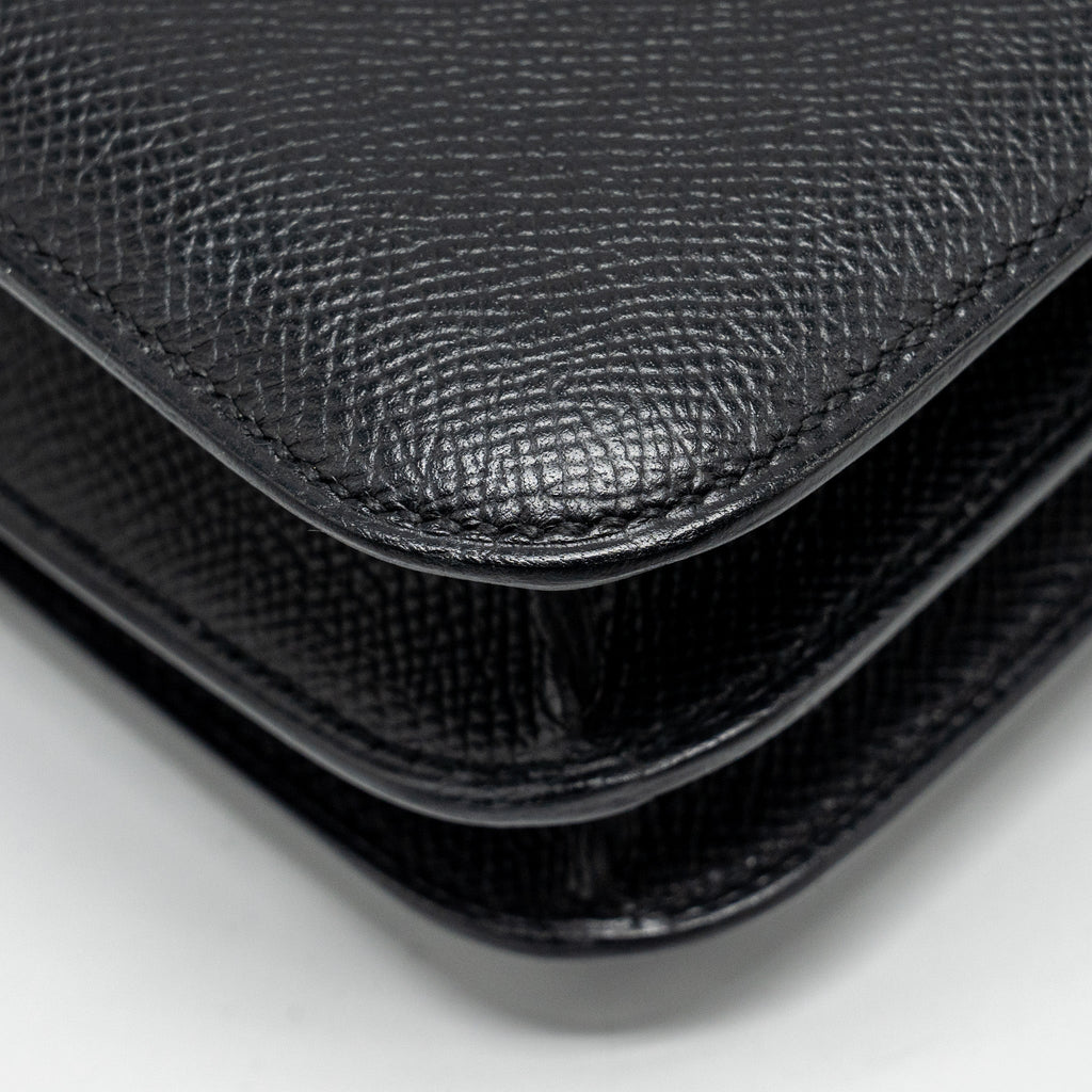 HERMES MINI CONSTANCE EPSOM BLACK SHW
