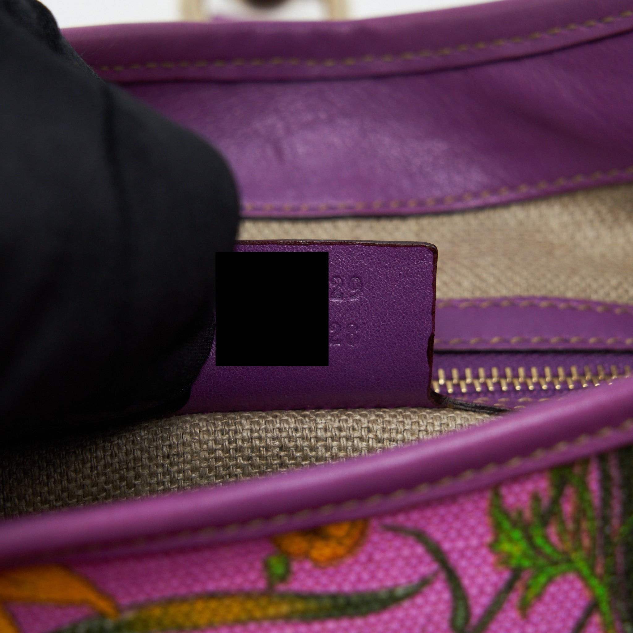 GUCCI FLORA JACKIE BAG CANVAS AND LEATHER MULTICOLOUR GHW