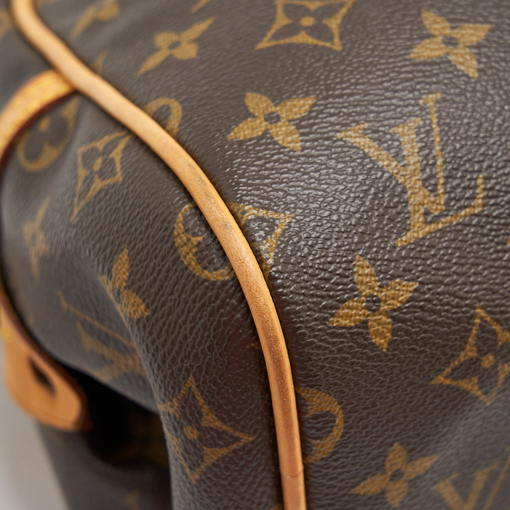 LOUIS VUITTON MONTORGUEIL PM TOTE BAG MONOGRAM CANVAS GHW