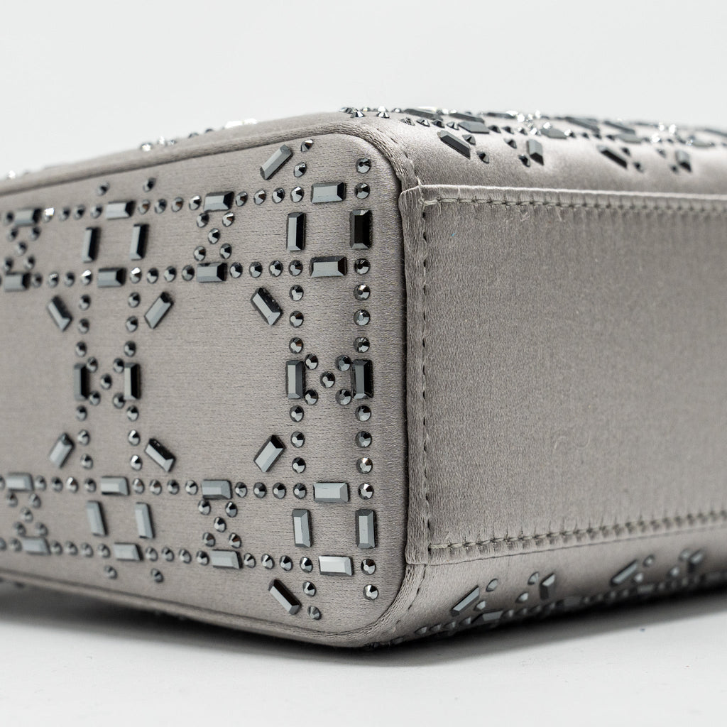 DIOR MINI LADY DIOR STAIN CRYSTAL GREY SHW