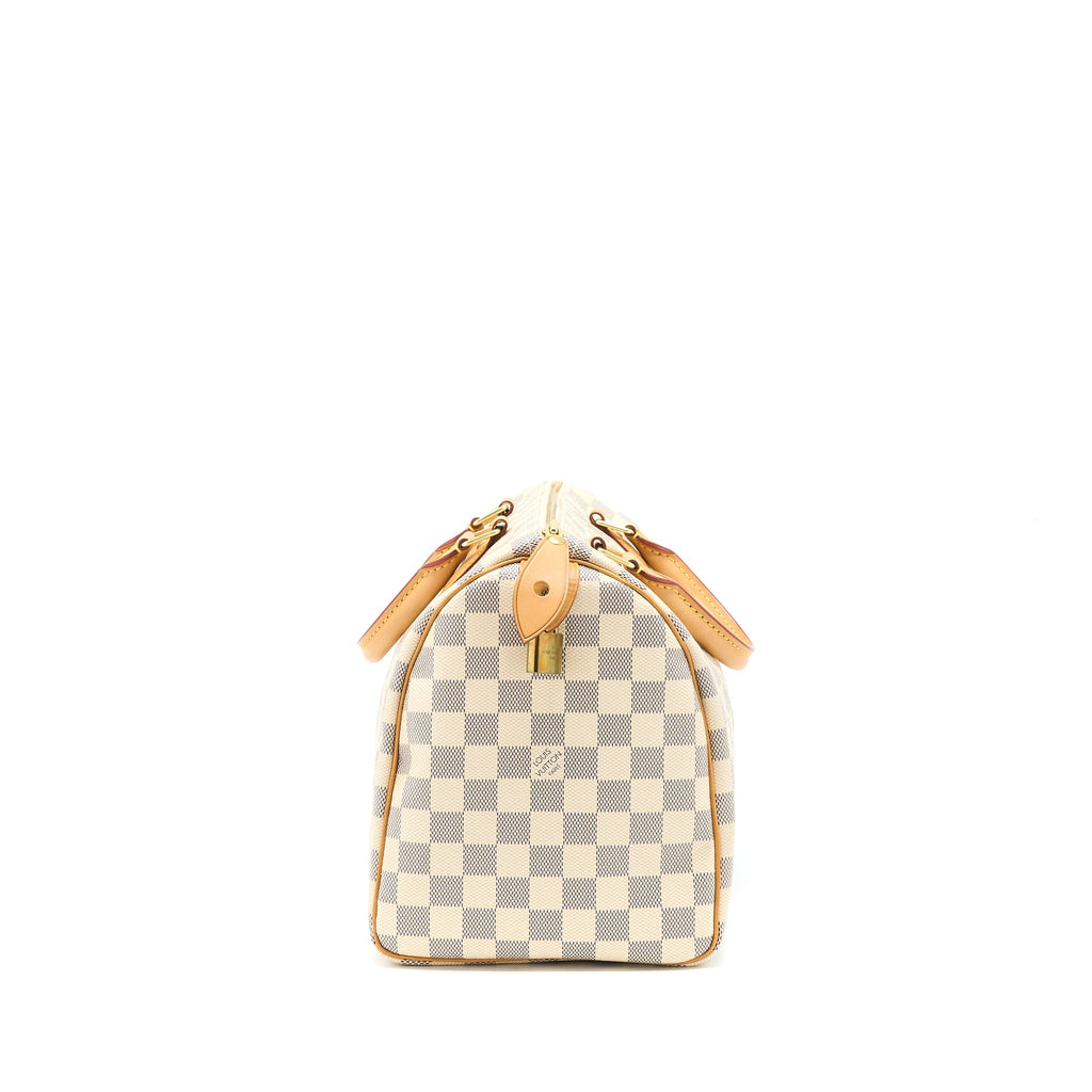 LOUIS VUITTON SPEEDY 30 DAMIER AZUR CANVAS GHW