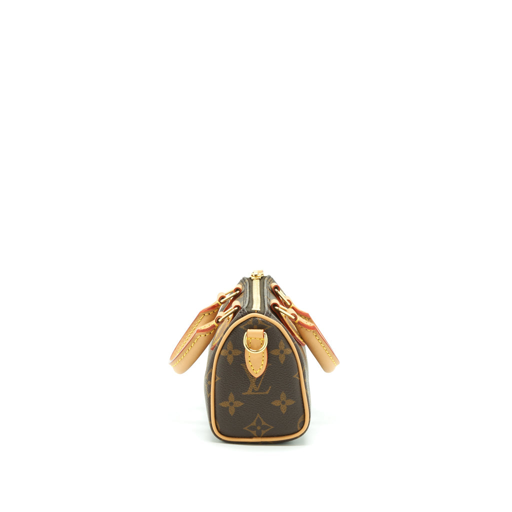 LOUIS VUITTON NEW NANO SPEEDY MONOGRAM CANVAS YEAR 2022