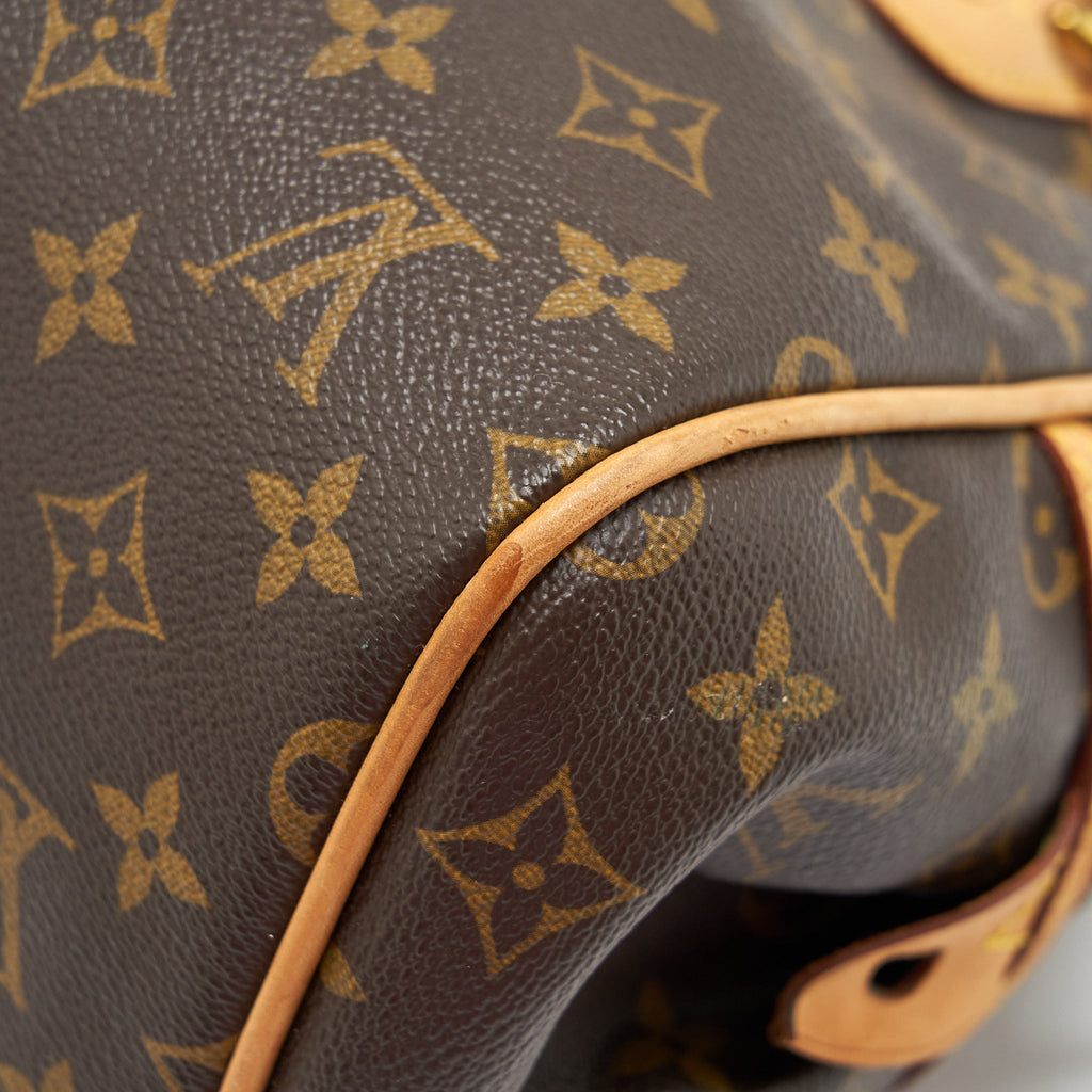 LOUIS VUITTON MONTORGUEIL PM TOTE BAG MONOGRAM CANVAS GHW