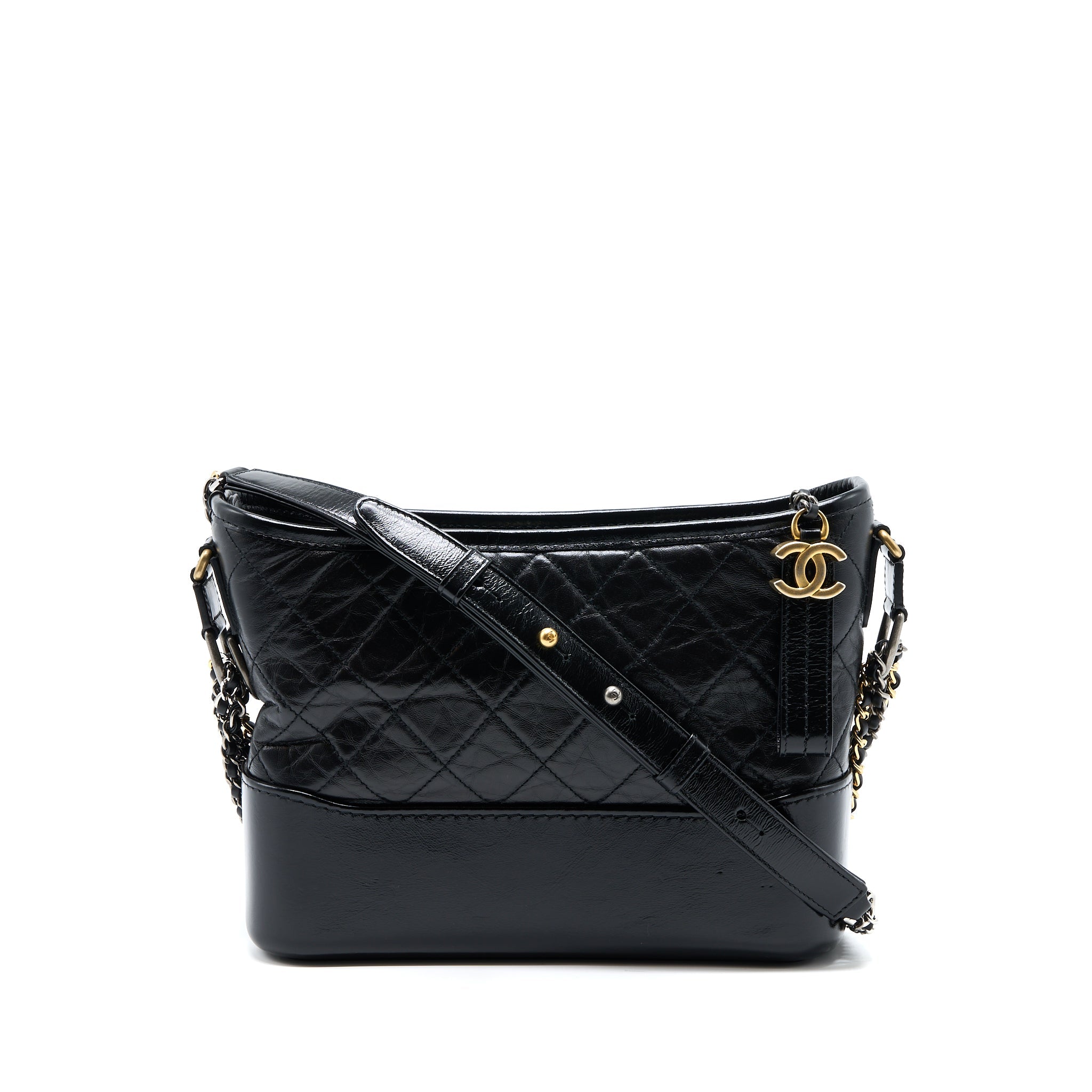 CHANEL NEW MEDIUM GABRIELLE HOBO BAG AGED SMOOTH CALFSKIN MULTICOLOUR HARDWARE
