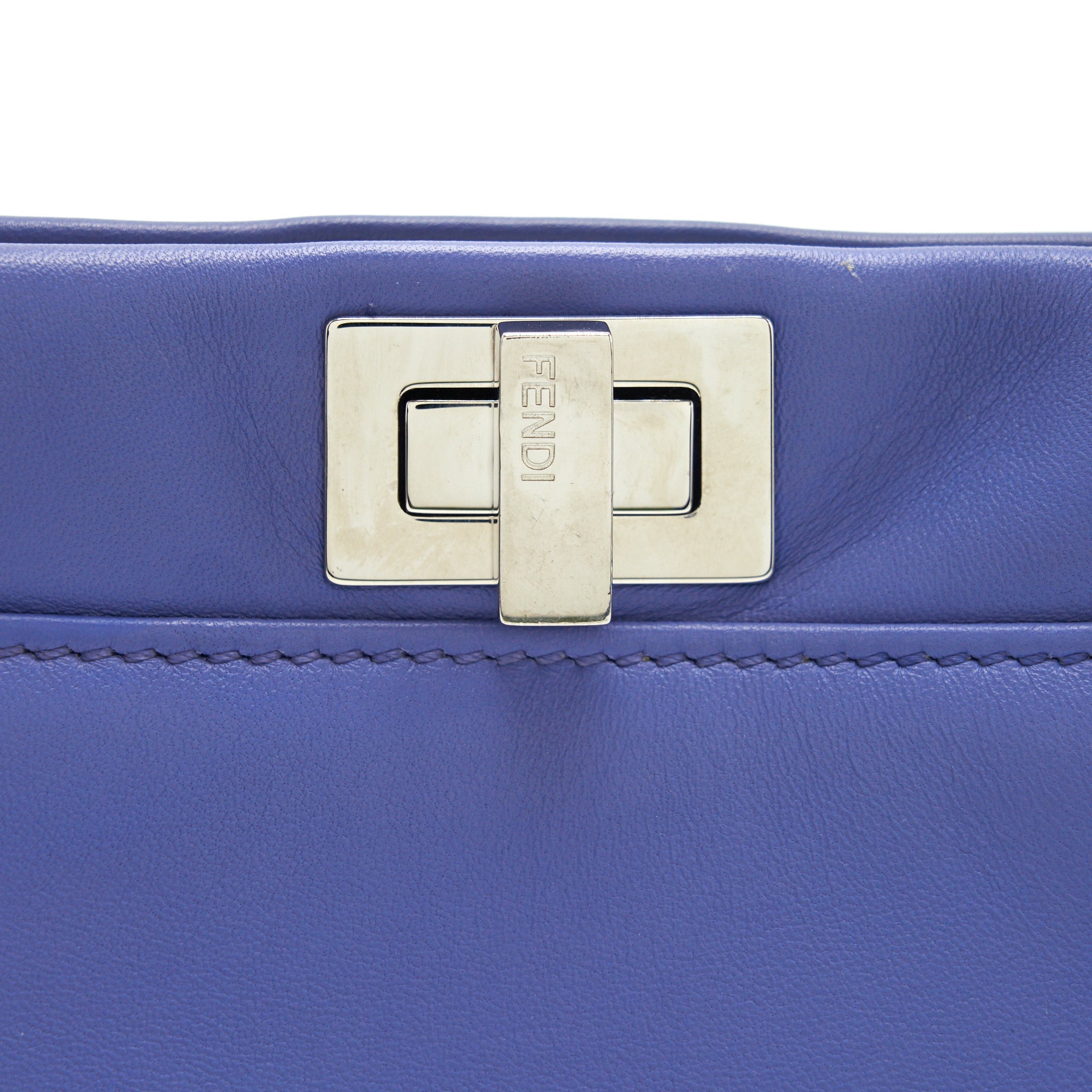 FENDI SMALL PEEKABOO LAMBSKIN PURPLE SHW
