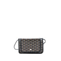 GOYARD PLUMET POCKET WALLET CANVAS BLACK SHW