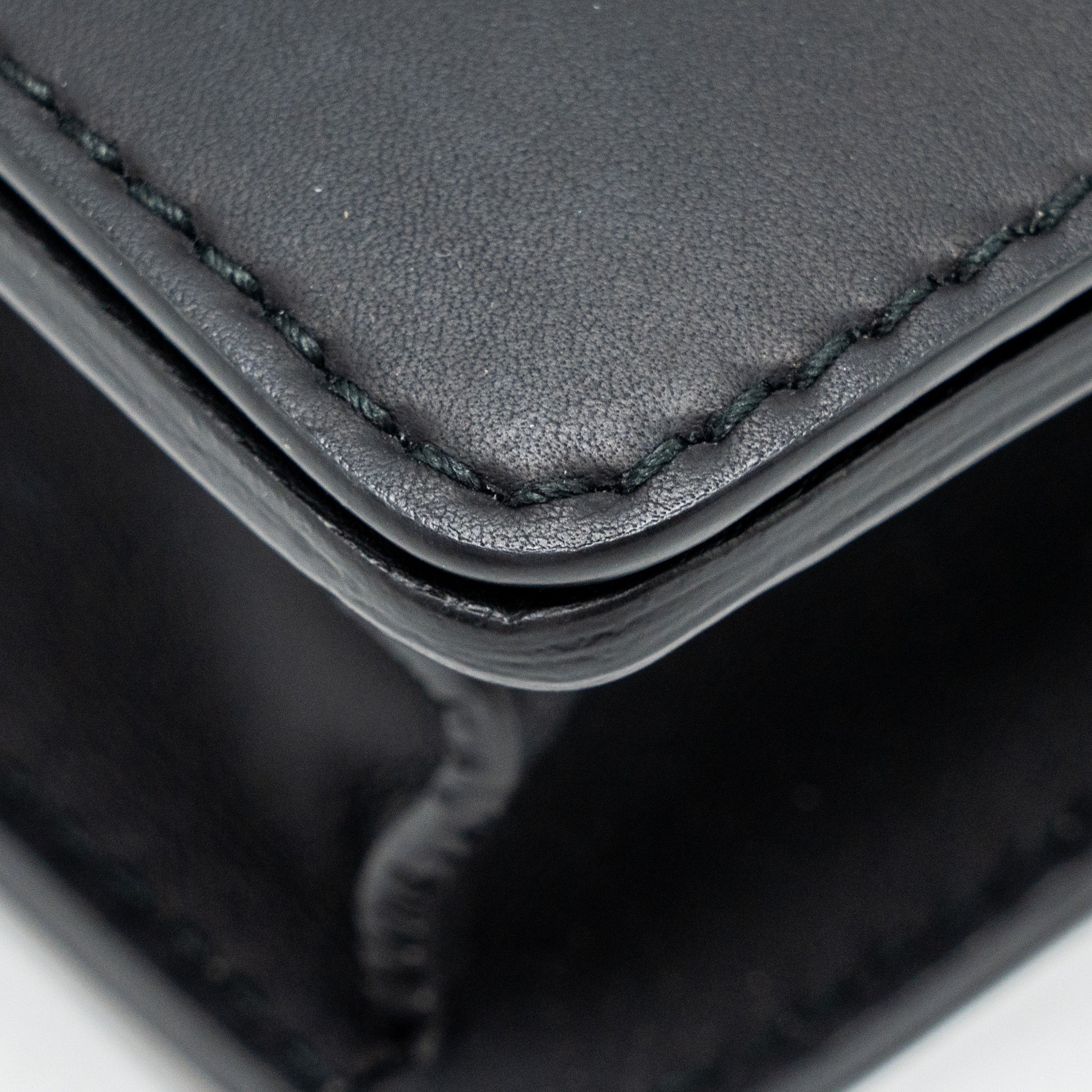 DIOR JADIOR FLAP BAG CALFSKIN SO BLACK