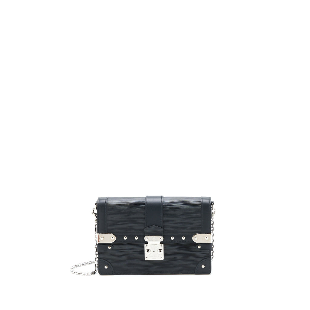 LOUIS VUITTON TRUNK CHAIN WALLET EPI BLACK SHW