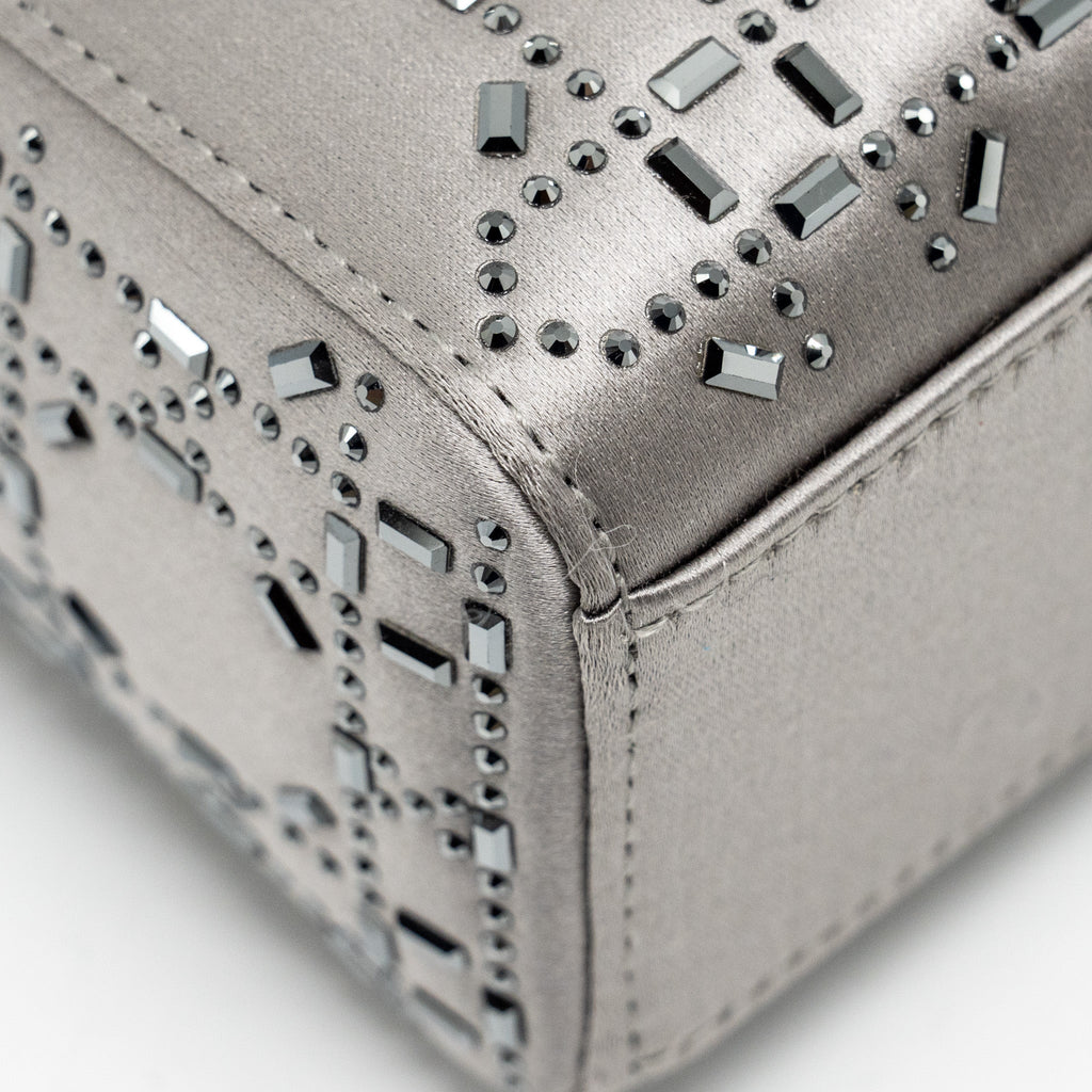 DIOR MINI LADY DIOR STAIN CRYSTAL GREY SHW