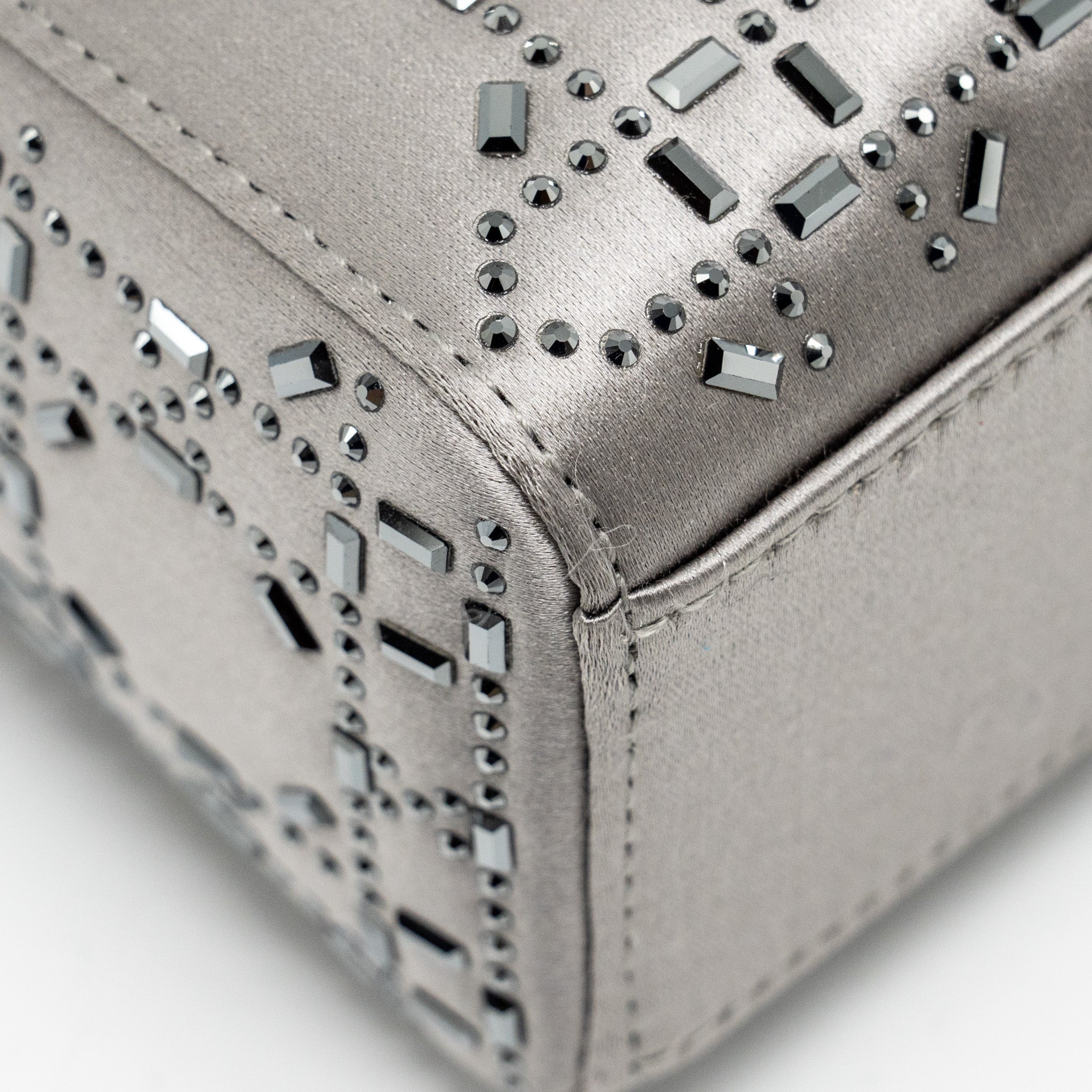 DIOR MINI LADY DIOR STAIN CRYSTAL GREY SHW