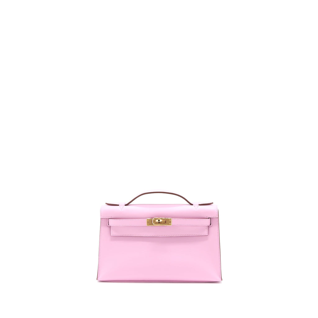 HERMES KELLY POCHETTE SWIFT X9 MAUVE SYLVESTRE RGHW