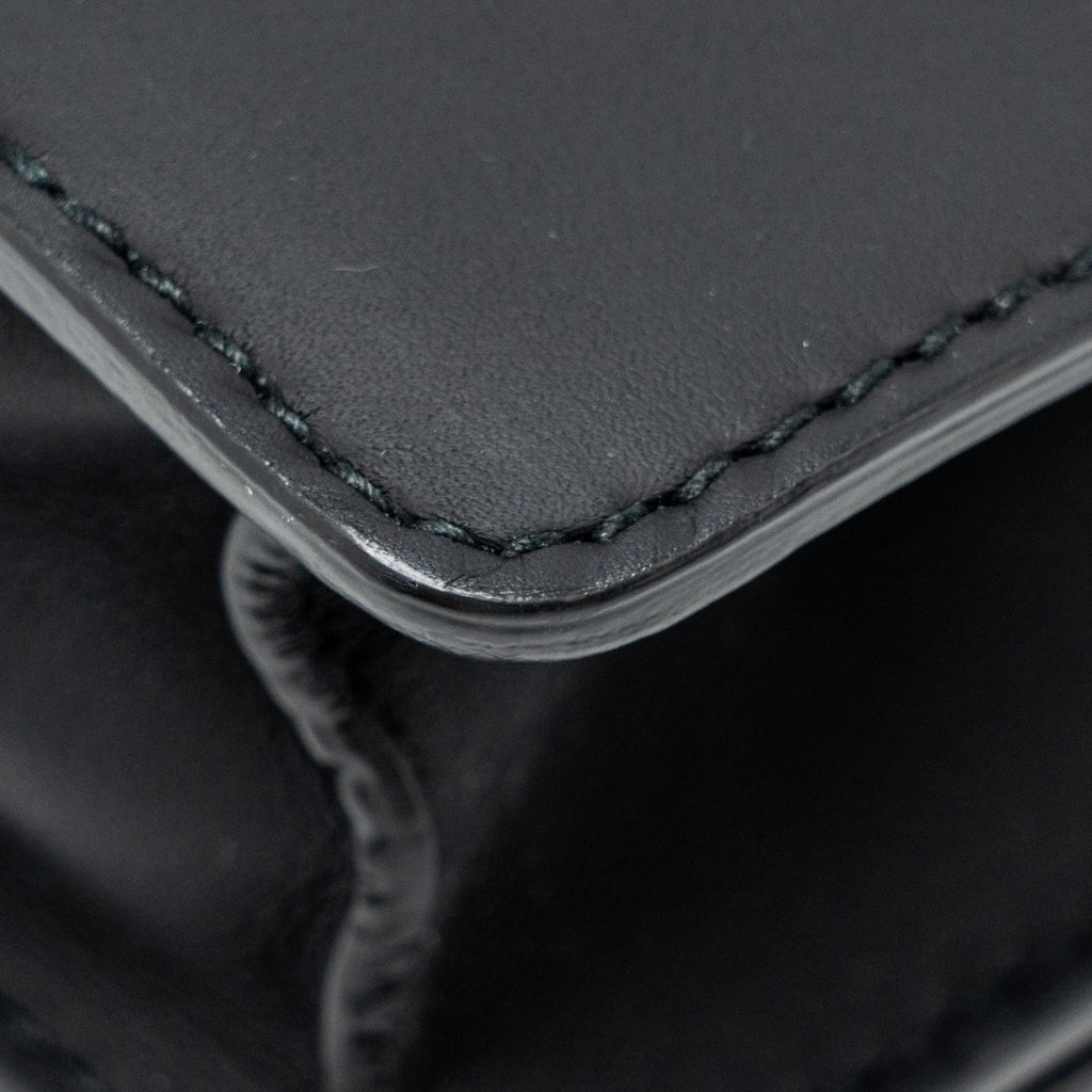 DIOR JADIOR FLAP BAG CALFSKIN SO BLACK