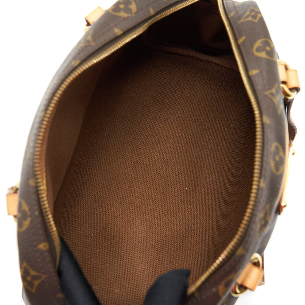 LOUIS VUITTON MONTORGUEIL PM TOTE BAG MONOGRAM CANVAS GHW