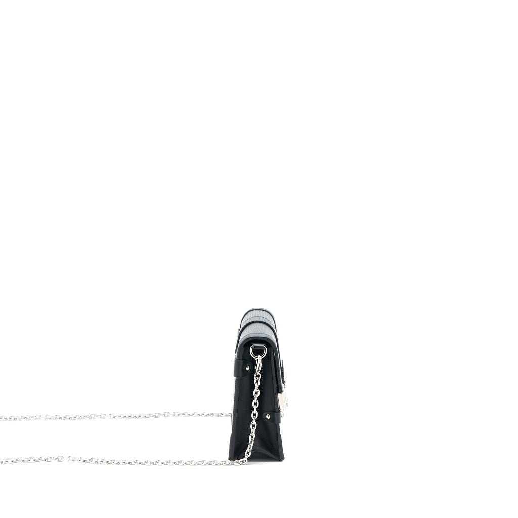 LOUIS VUITTON TRUNK CHAIN WALLET EPI BLACK SHW
