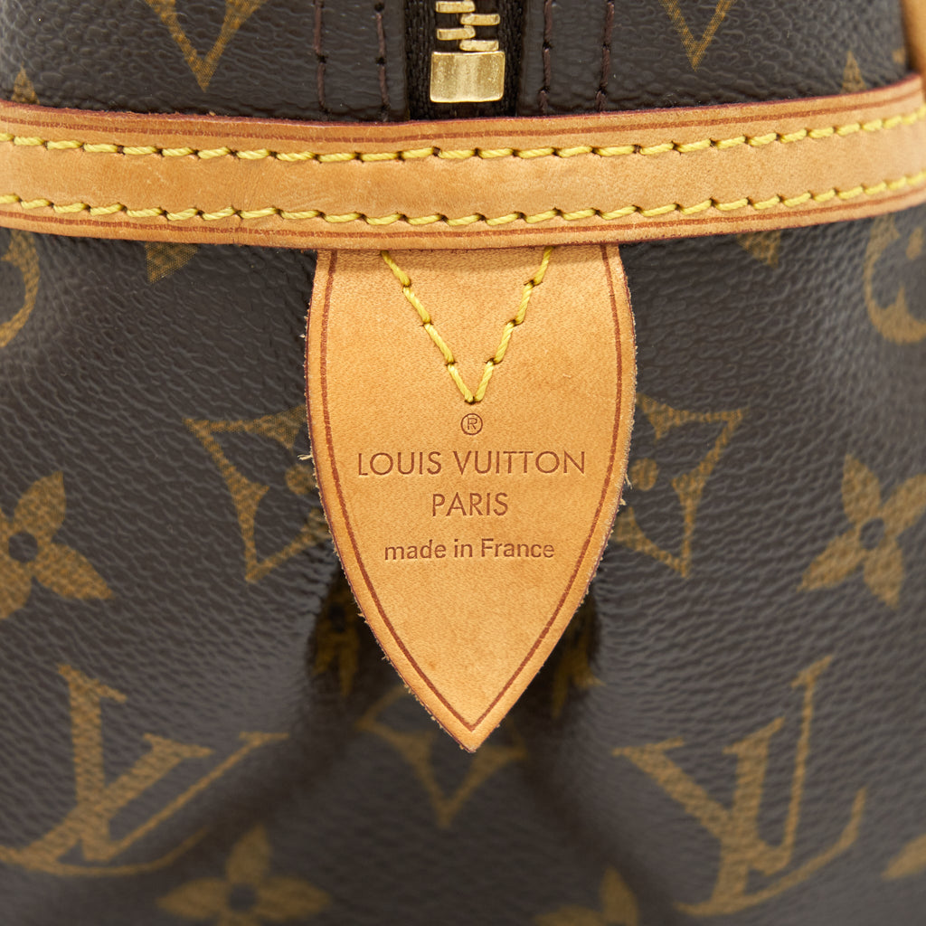 LOUIS VUITTON MONTORGUEIL PM TOTE BAG MONOGRAM CANVAS GHW
