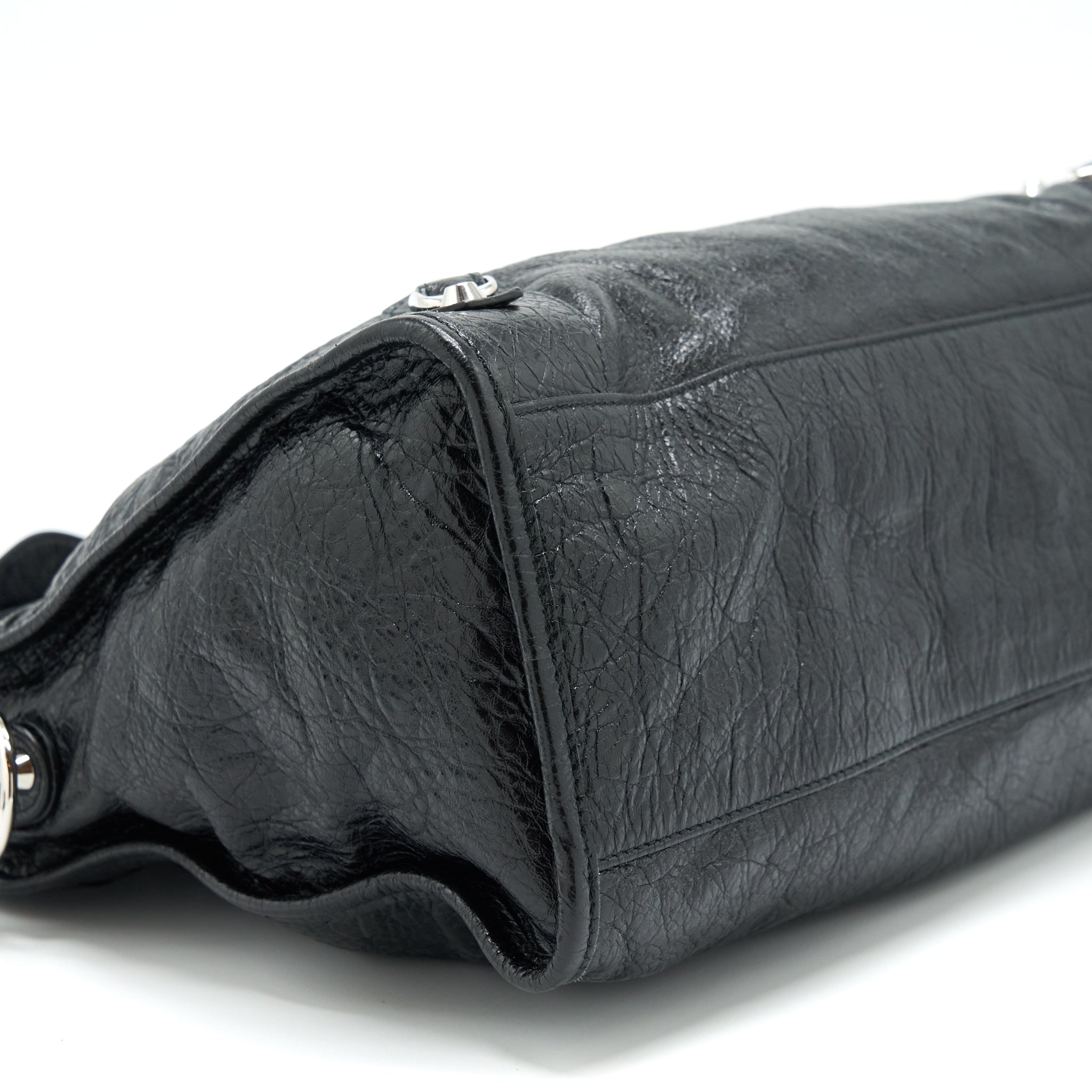 BALENCIAGA CLASSIC CITY BAG BLACK SHW