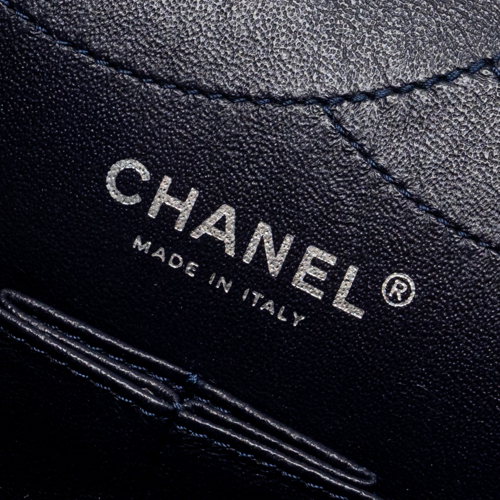 CHANEL MAXI 2.55 REISSUE FLAP BAG AGED CALFSKIN DARK BLUE RUTHENIUM HARDWARE