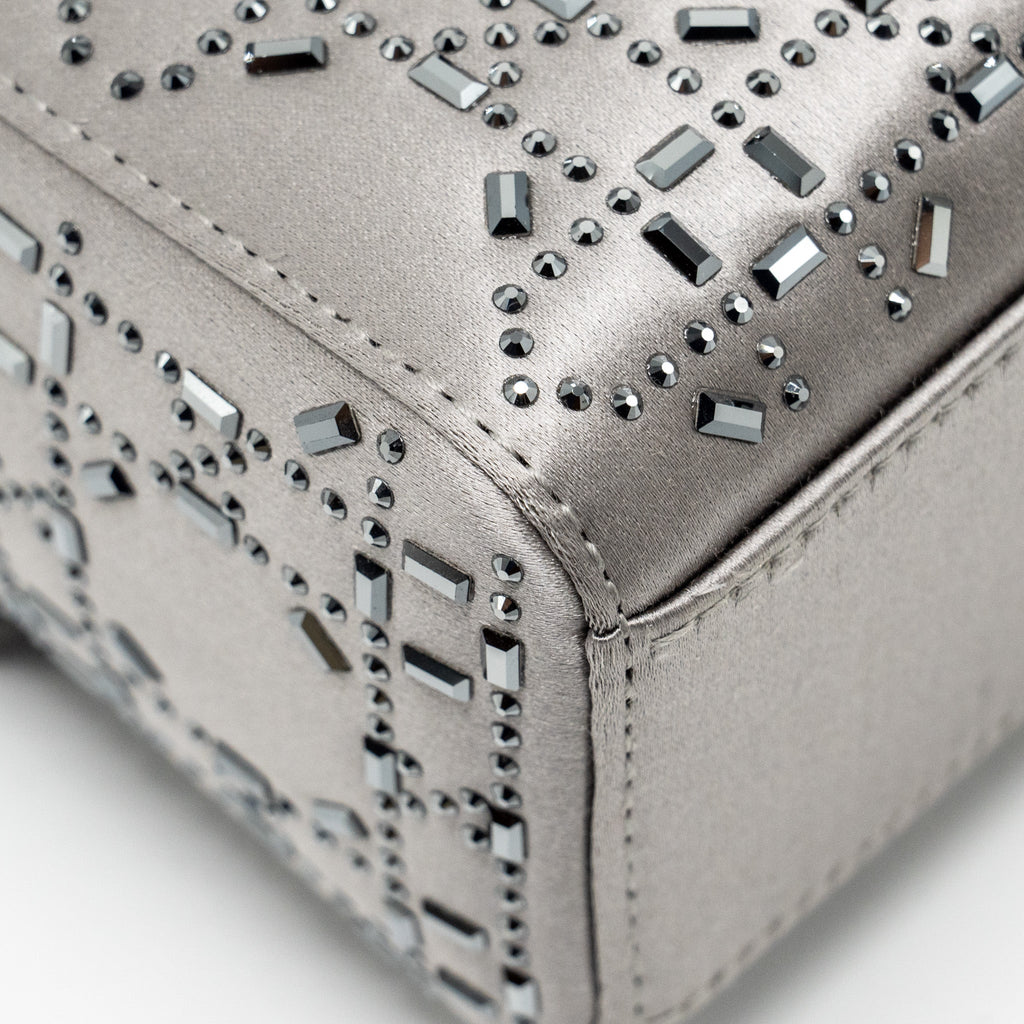 DIOR MINI LADY DIOR STAIN CRYSTAL GREY SHW